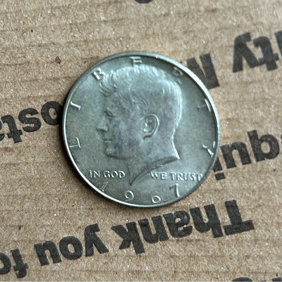 1967 Kennedy Half Dollar Coin - Picture 2 of 7
